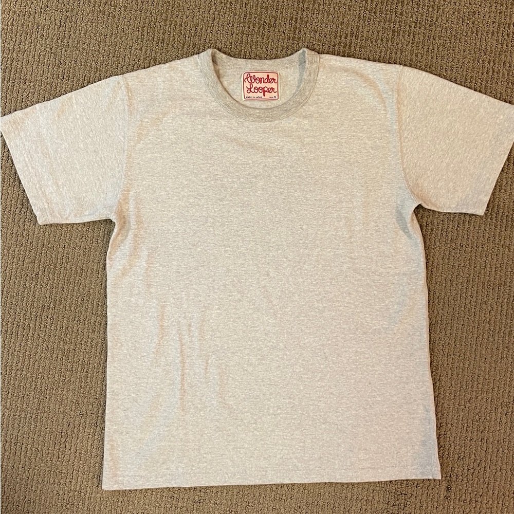Wonder Looper Crewneck T-shirt - ELS Recycled Cotton Slub